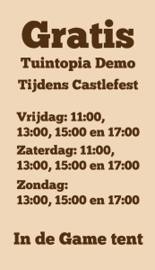 Tuintopia op Castlefest